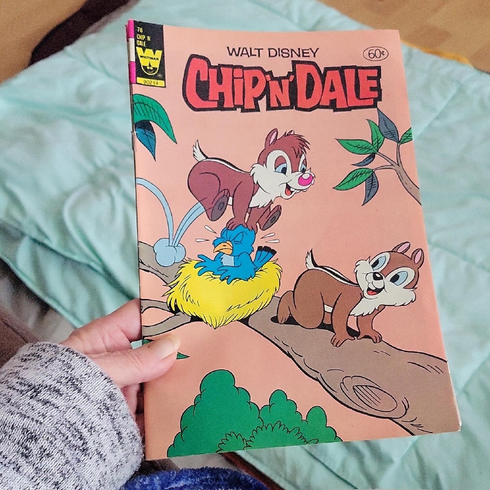 Disney Chip 'n' Dale Comic with Green and Yellow Accents
